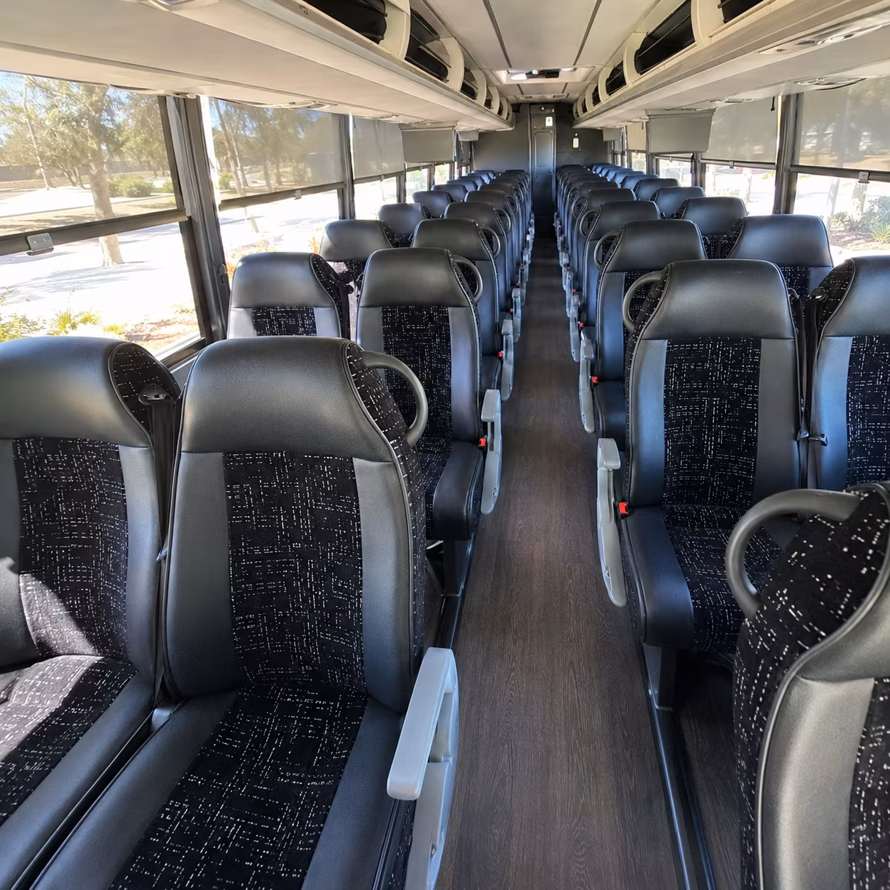 charter buses for large concert groups heading to sofi stadium