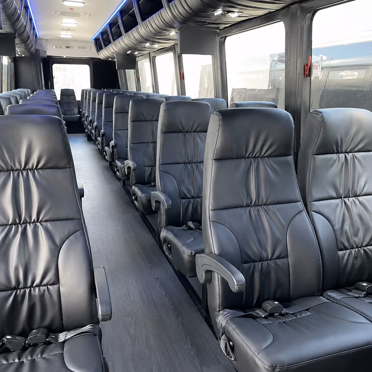newport beach easy employee shuttles with a newport beach bus rental