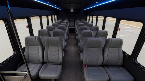 fountain valley 15 passenger minibus inside