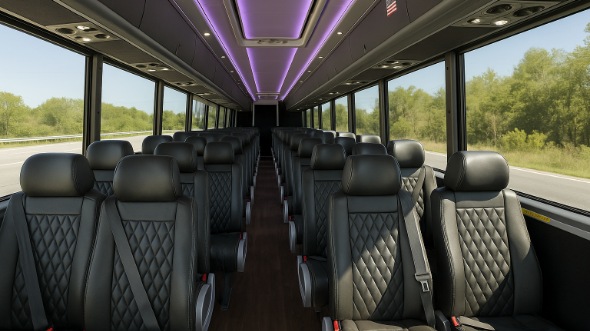 fountain valley 18 passenger minibus interior