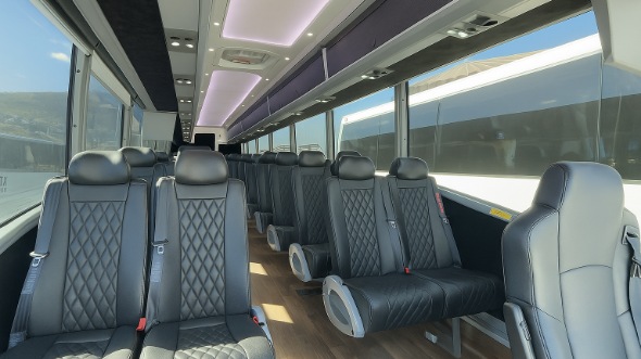 fountain valley 25 passenger minibus inside