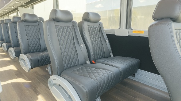 fountain valley 28 passenger minibus inside