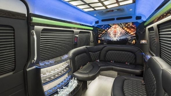 fountain valley sprinter limo rental inside